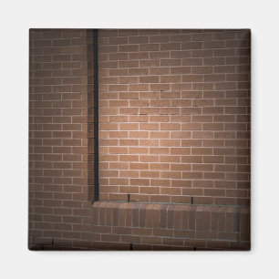 Red Brick Wall Textured Magnet