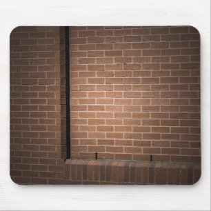 Red Brick Wall Textured Mouse Mat