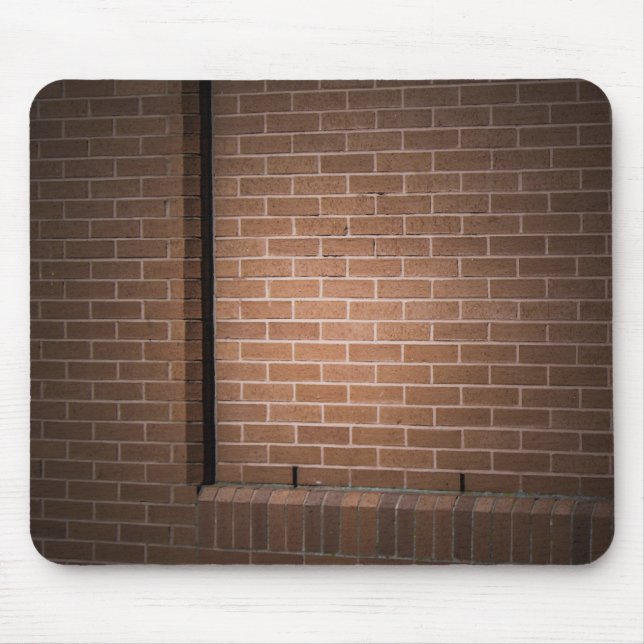 Red Brick Wall Textured Mouse Mat (Front)