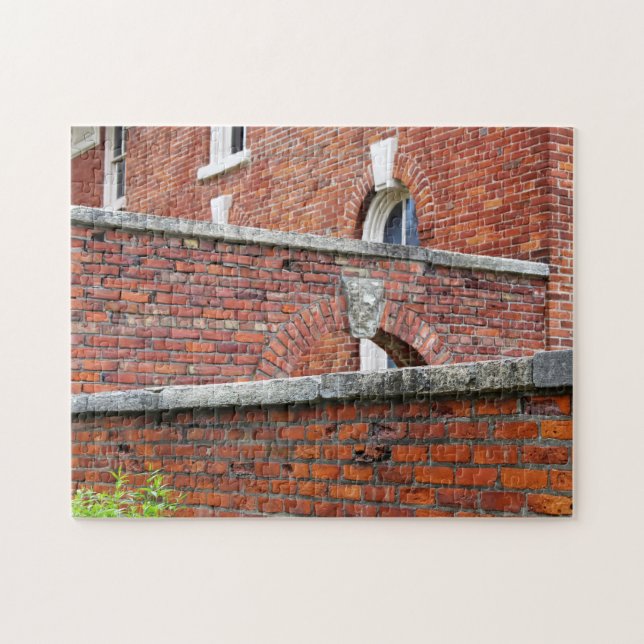 Red Brick Walls & Arches photo Jigsaw Puzzle (Horizontal)