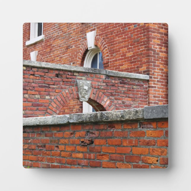 Red Brick Walls & Arches photo Plaque (Front)