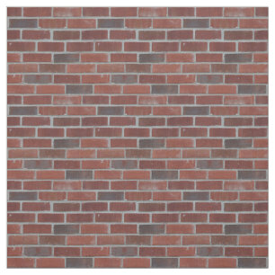 Red Bricks, Brick Wall, Brickwork, Old Bricks Fabric