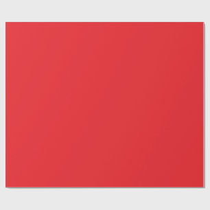 Red, bright red, solid color wrapping paper