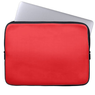 Red, bright red, solid colour laptop sleeve