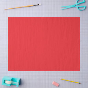 Red, bright red, solid colour tissue paper