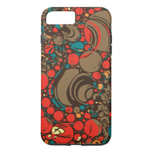 Red Brown Orange Abstract iPhone 8 Plus/7 Plus Case