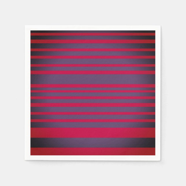 Red & brown Paper Napkins (Front)