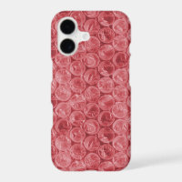 Red bubble wrap pattern