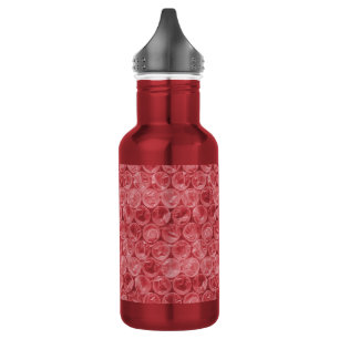 Red bubble wrap pattern 532 ml water bottle