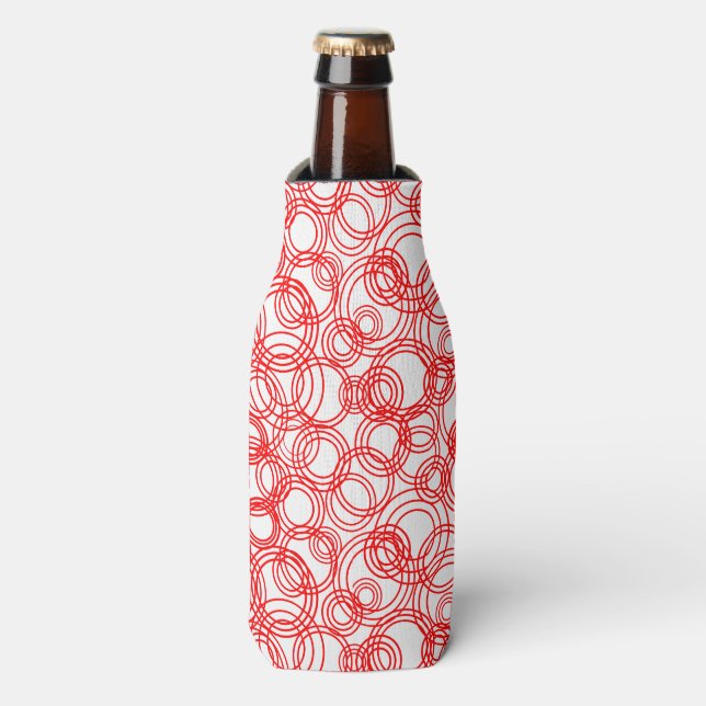 Red Bubbles Bottle Cooler (Bottle Front)