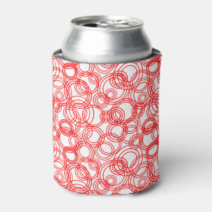 Red Bubbles Can Cooler