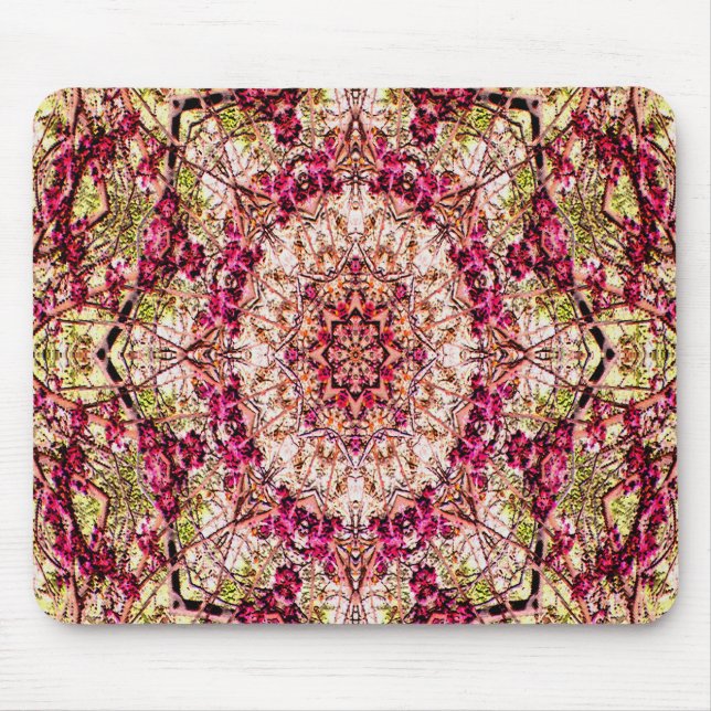 Red Bud Mandala... Mouse Mat (Front)