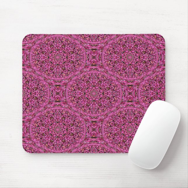 Red Buds Flowering.... Mouse Mat (With Mouse)