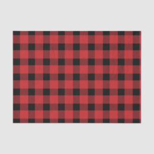 Red Buffalo Country Lumberjack Plaid Tissue Paper