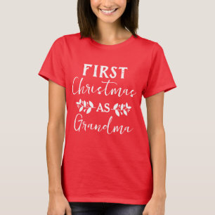 Red Buffalo First Christmas as Mum Christmas T-Shirt