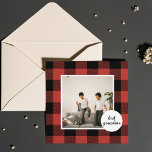 Red Buffalo Plaid Best Grandma Gift With Photo<br><div class="desc">This gift is not only beautiful but also heartfelt, as it allows grandmas to proudly display a cherished photo of their grandchildren. It's the perfect way to show your love and appreciation for your grandma on any occasion, including birthdays, Christmas, Mother's Day, or just because. Give your grandma a gift...</div>