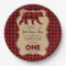 Red Buffalo Plaid Birthday ONE Custom