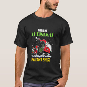 Red Buffalo Plaid Chicken This Is My Christmas Paj T-Shirt