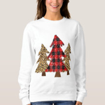 Red Buffalo Plaid Christmas Tree Sweatshirt