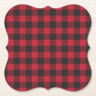Red Buffalo Plaid Coasters