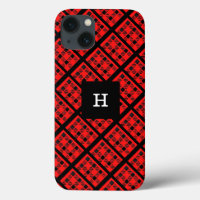 Red Buffalo Plaid iPhone / iPad case