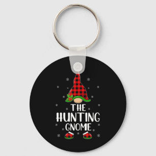 Red Buffalo Plaid Matching The Hunting Gnome Chris Key Ring