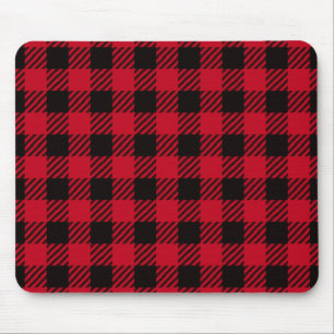 Red Buffalo Plaid Mouse Mat
