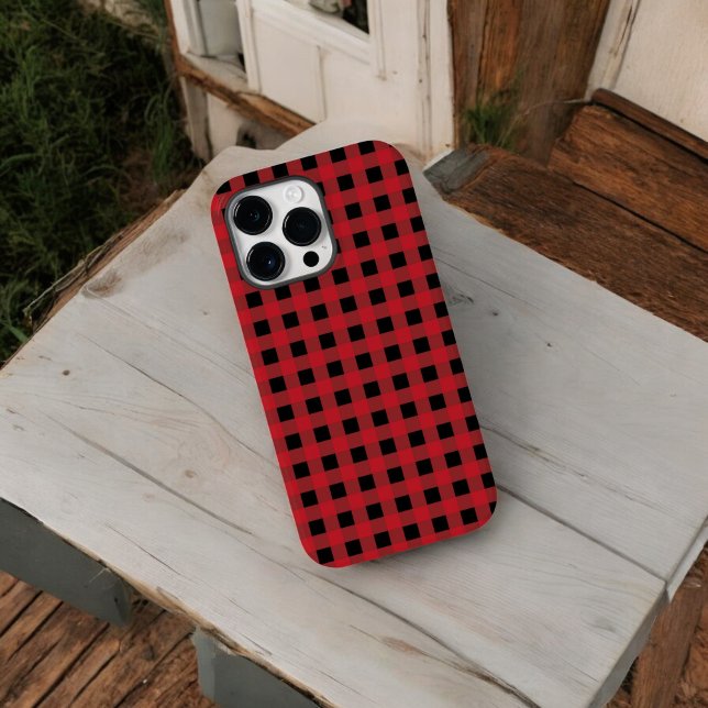 Red Buffalo Plaid Phone Case for Holiday & Gift (Creator Uploaded)