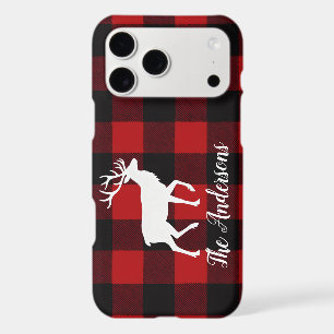 Red Buffalo Plaid & Reindeer   Personal Name 