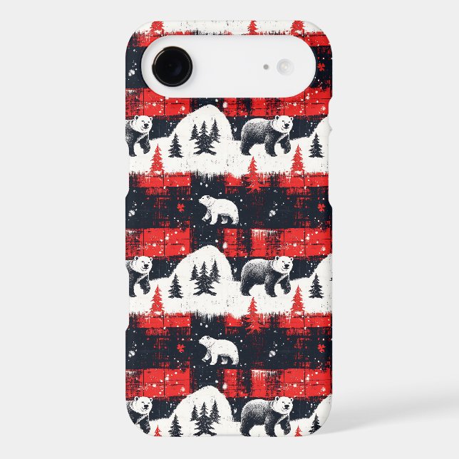 Red Buffalo Plaids Polar Bear (Back)