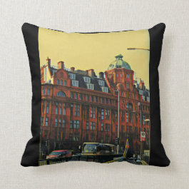 Red building cushion