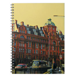 Red building notebook