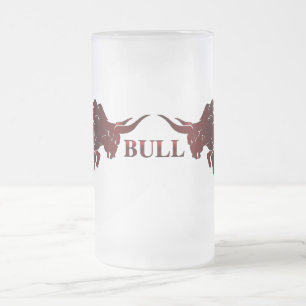 Red Bull Beer Glass Frosted Glass Beer Mug