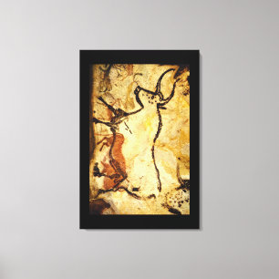 Red Bull', Lascaux, Dordogne_Art of Antiquity Canvas Print