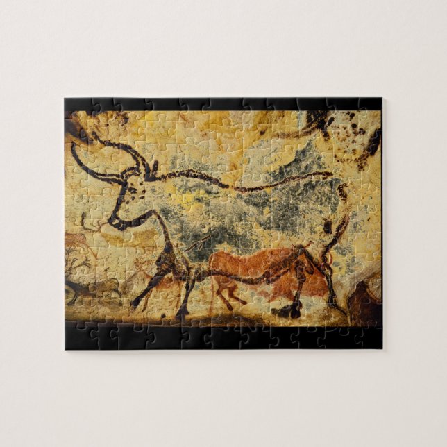Red Bull', Lascaux, Dordogne_Art of Antiquity Jigsaw Puzzle (Horizontal)