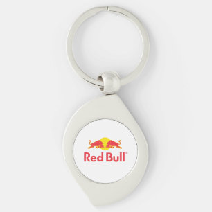 Red Bull logo Button Key Ring