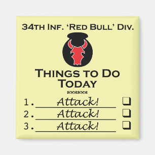 Red Bull Things-to-Do square magnet