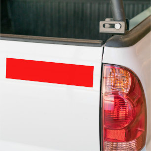 Red Bumper Sticker