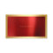 Red Burgundy Gold Framed Metallic Minimal Lux