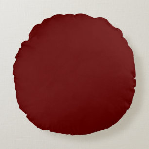 Red burgundy plain solid colour pillow