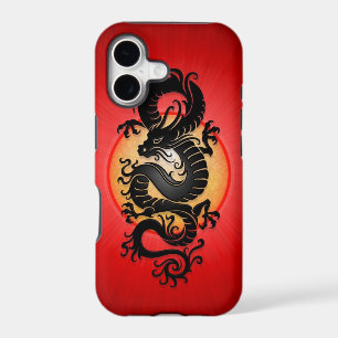 Red Burst Chinese Dragon
