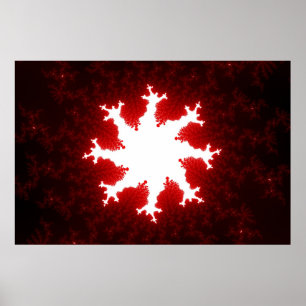 Red Burst Poster
