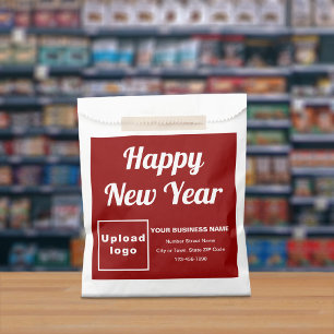 Red Business Brand, New Year Paper Bag