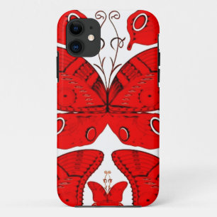 Red Butterflies iPhone 11 Case