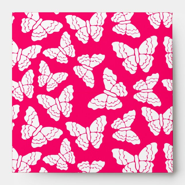 Red butterflies Envelope (Front)