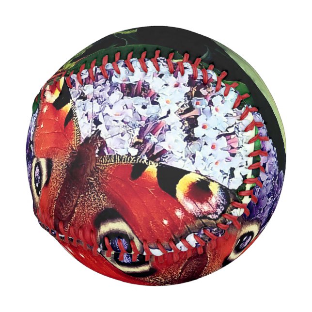 Red butterfly baseball (Front Right)