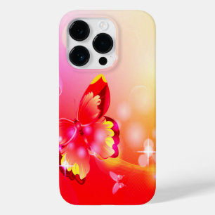 Red Butterfly Case-Mate iPhone 14 Pro Case