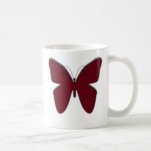 Red Butterfly Coffee Mug