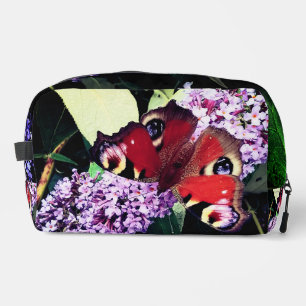 Red butterfly dopp kit