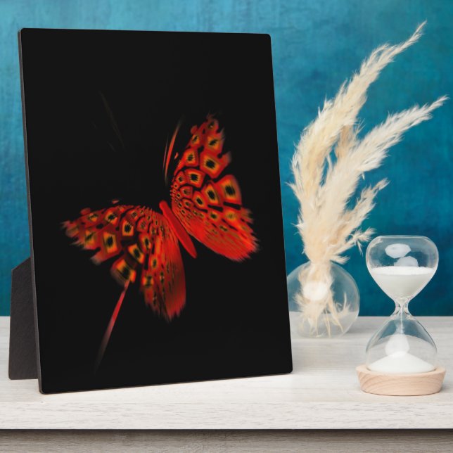 Red Butterfly Plaque (Side)